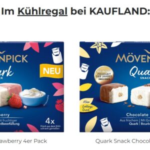 MÖVENPICK Quark Snacks gratis testen - *Kaufland*