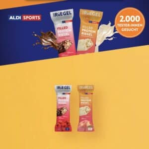 Aldi Testerclub - SUMMER EDITION DER FILLED PROTEINRIEGEL gratis testen (NUR ALDI SÜD)