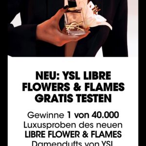 Gratis Duftprobe LIBRE FLOWERS &amp; FLAMES