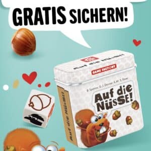 Kaufe zwei Hanuta Produkte und erhalte das Spiel "Auf die Nüsse" Gratis nach Hause geschickt