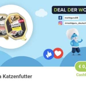 50 Cent Cashback auf Sheba Katzenfutter bei Marktguru