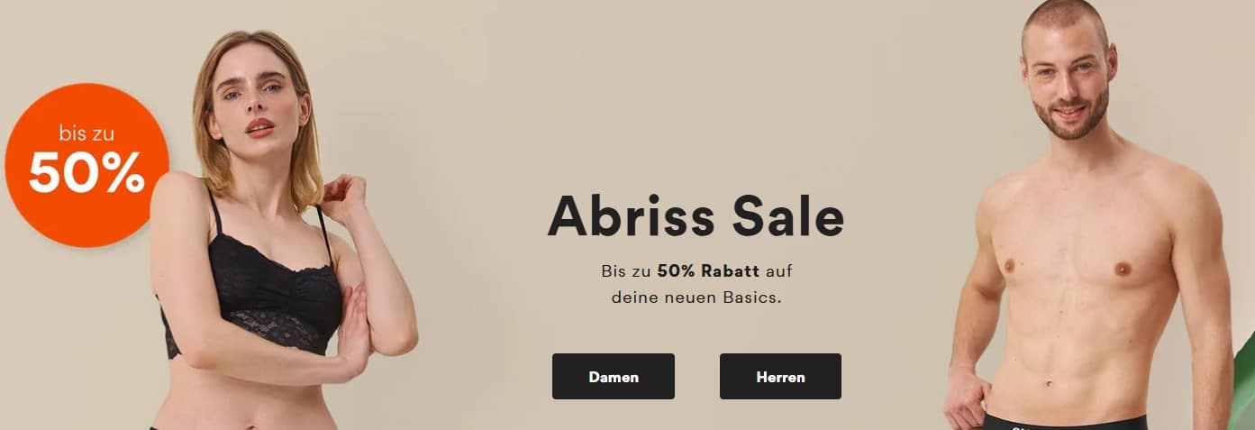 Bis zu 50% Rabatt im Snocks Abriss Sale