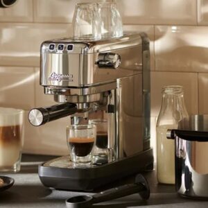 TCHIBO Siebträger / Espressomaschine Lapressa (Edelstahl / Silber) für 149€ statt 179€