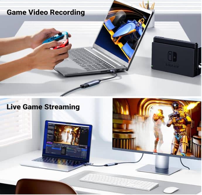 Beispiele Game Video Recording und Live Game Streaming