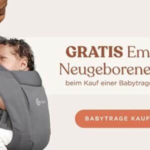 GRATIS Embrace Babytrage (Wert ca. 75€) beim Kauf einer Babytrage ab 100€