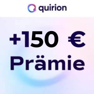 Thumbnail 150€ Prämie für 12 Monate Sparplan ab 50€ bei quirion