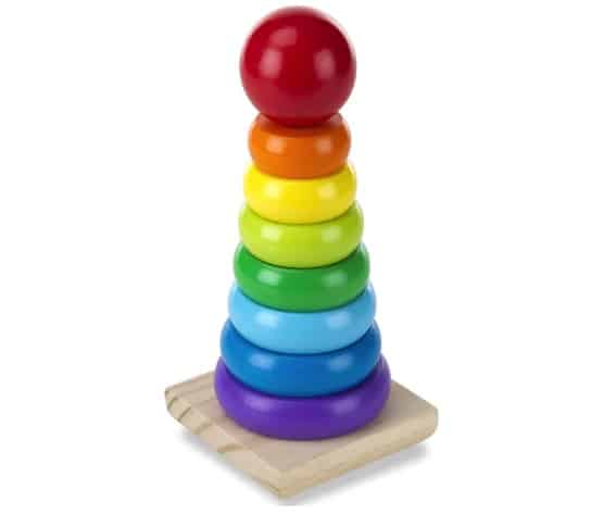 Melissa &amp; Doug Rainbow Stacker - Spielzeug für Kleinkinder