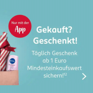 Rossmann: Täglich Überraschungsartikel GRATIS mit Rossmann App (ab Einkauf von 1€) - nur noch bis 30.09.!