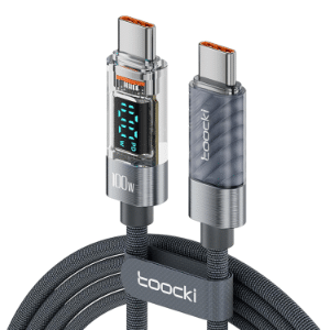 toocki 100W USB C auf USB C Kabel mit LED Display