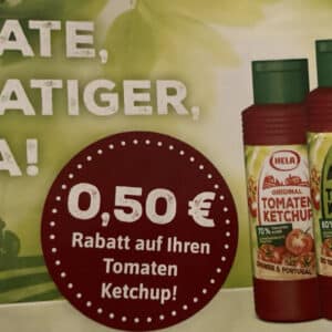 0,50€ Rabatt auf Hela Ketchup 300 ml