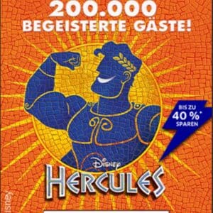 Musical - Disney&#039;s HERCULES in Hamburg (bis zu 40% Rabatt) | z.B. Kat. 3 ab 60,72€ statt 86,99€ | Angebot gilt bis 09.09.24