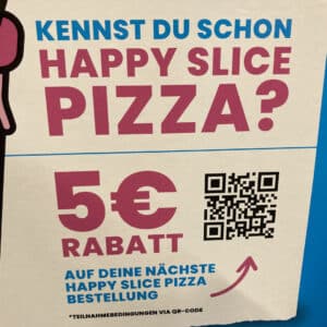 5€ Rabatt auf Bestellung Happy Slice Pizza