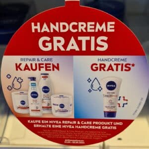 Nivea REPAIR &amp; CARE KAUFEN und HANDCREME GRATIS erhalten