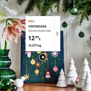 Ikea Adventskalender mit Guthabenkarten Gewinnchance