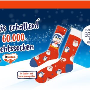 Weihnachtssocken von Kinder als gratis Zugabe