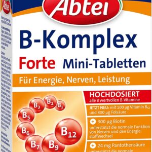 Nahrungsergänzungsmittel: Abtei Vitamin B Komplex Forte, 50 Mini-Tabletten