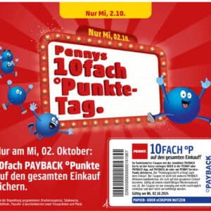 10-fach PUNKTE TAG bei PENNY am Mi 02.10.24