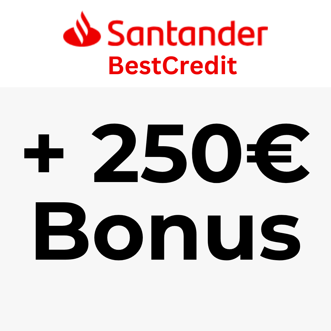 Thumbnail 🚩 *ENDET HEUTE* Fette 250€ Bonus 🥳 für Santander BestCredit ab 1.000€