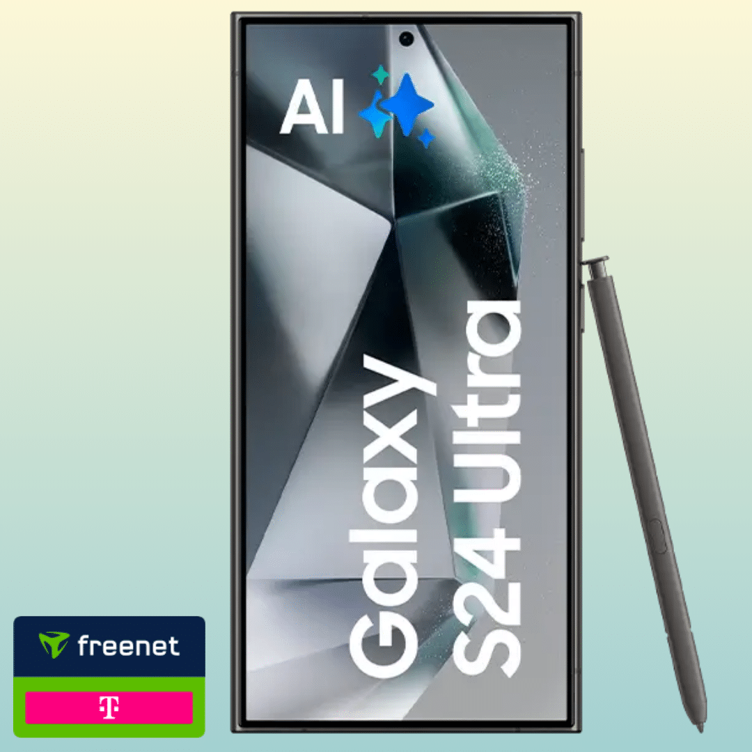 Thumbnail 🤩 Samsung Galaxy S24 Ultra (256GB) für 79€ + 50€ Wechselbonus + 40GB LTE Allnet für 39,99€/Monat (Trade-In | Telekom green LTE)