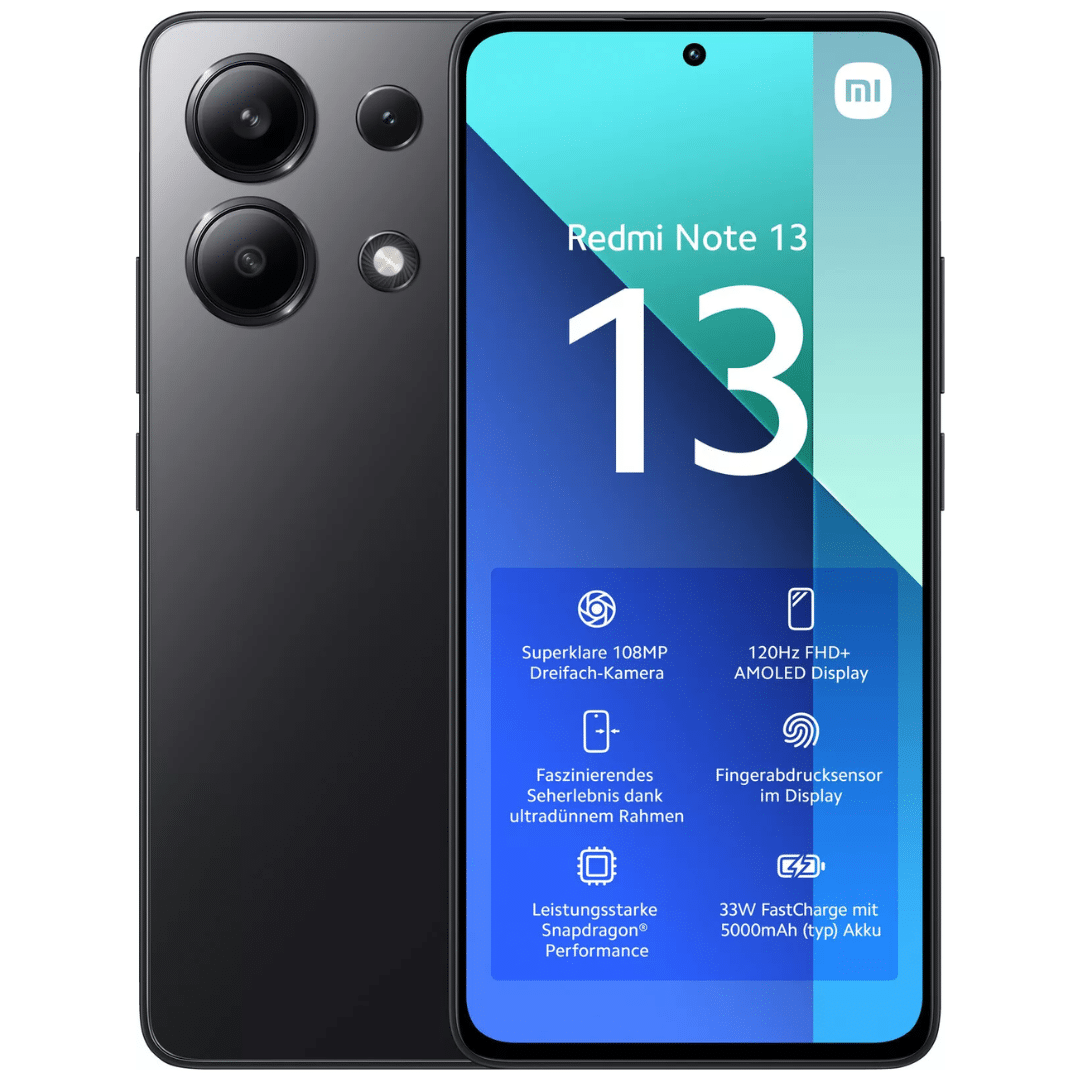 Thumbnail Xiaomi Redmi Note 13 - Midnight Black (6/128GB)