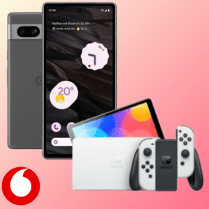 🎮 Google Pixel 7a (128GB) für 99€ + Gratis Nintendo Switch OLED + 20GB 5G/LTE Allnet für 29,99€/Monat + 0€ AG + 200€ Wechselbonus (Vodafone Smart Entry)