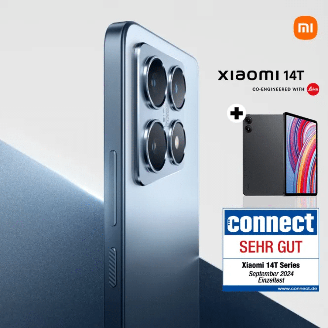 💥 Xiaomi 14T & 14T Pro: Inkl. GRATIS Redmi Pad Pro Tablet ab 649,99€