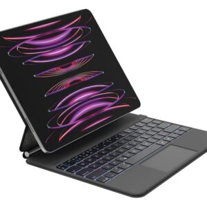 Belkin Connect Pro Hinterleuchtete Tastatur (QWERTZ) mit Hülle und magnetischem Ständer für iPad Pro (12,9&#034;) / Air M2 (13&#034;) für 129,99€ statt 178,30€