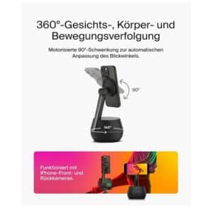 Belkin Auto-Tracking-Ständer Pro für iPhone mit DockKit und Schnellladefunktion mit MagSafe (15W) für 109,99€ statt 154,95€