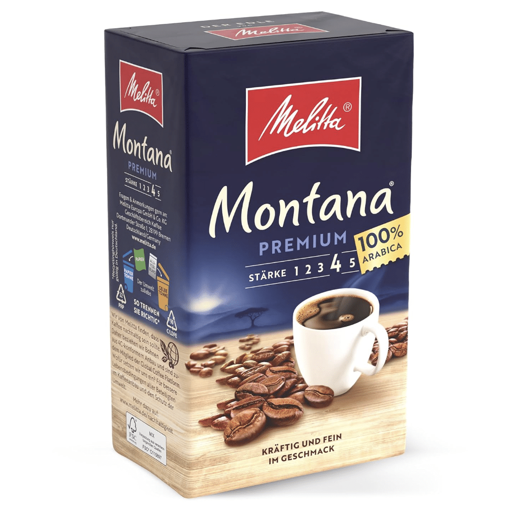 Melitta Montana Premium Filter-Kaffee, 500g