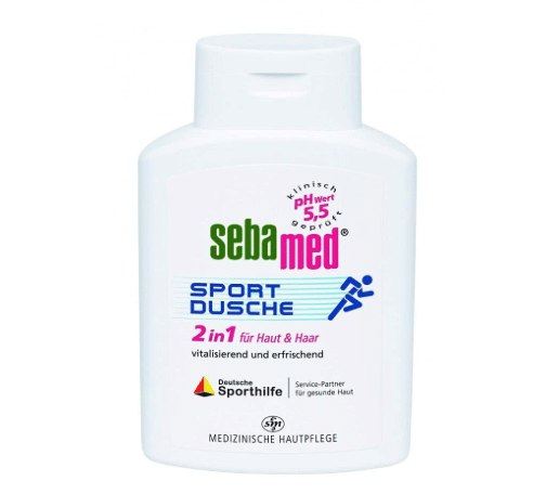 SEBAMED Sport Dusche 2 in 1, Shampoo &amp; Duschgel, für Männer und Frauen, ohne Mikroplastik, 200 ml