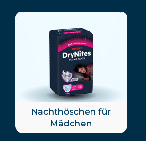 DryNites gratis Produkte: Nachthöschen oder Betteinlage