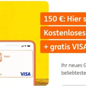 ❗Girokonto bei der ING &#043; 150 € Gutschrift, siehe Bedingungen.❗