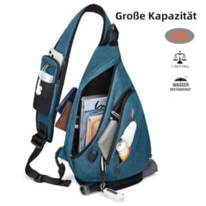 Großer Sling Bag für Herren (19L, 8 Taschen) für 16,99€ (statt 34€)