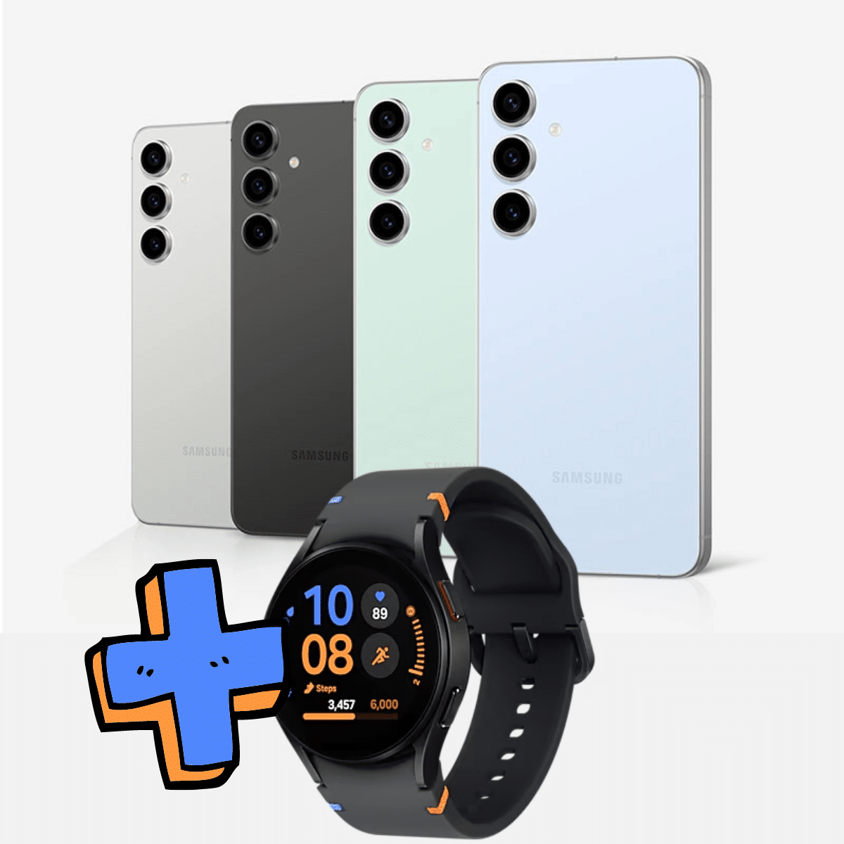 Thumbnail Banger mit Handy-Neuheit 💥 Samsung Galaxy S24 FE (128GB) für 199€ + GRATIS: Galaxy Watch FE + 13GB LTE Allnet für 22,99€/Monat ✅ effektiv fast GRATIS (MediaMarkt Super Select M | auch mit anderen Tarifen)