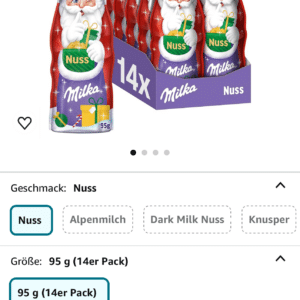 Preisfehler? 14x Milka Weihnachtsmänner für 2,59€