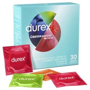 Durex Kondome Mix Überrasch' Mich 30 Stück - 4 Sorten für 10,19€ (statt 14,15€)