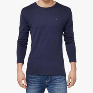 Tommy Hilfiger Long Sleeved in dunkelblau für 20,76€ (statt 27,92)