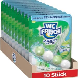 WC-Frisch Kraft Aktiv Pro Nature Minze und Eukalyptus 10er Pack für 9,52€ (statt 19,50€)