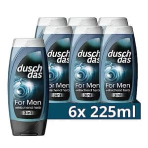 Duschdas Duschgel For Men Duschbad mit Fresh-Energy 6x225ml für 5,64€ (statt 7,50€)