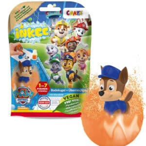 INKEE SURPRISE PAW PATROL | Badebombe Kinder mit Überraschung, Badekugel 80g