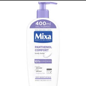 Mixa Panthenol Body Lotion XXL, juckreizlindernder und beruhigender Balsam 400ml für 2,84€ (statt 6,49€)