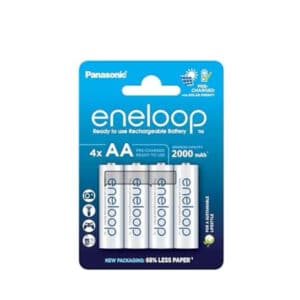 4er Pack Panasonic Eneloop AA-Akkus (Ready-to-Use Ni-MH, 2.000 mAh) | AAA für 11,39€