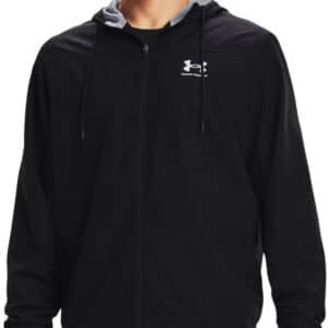 Under Armour Herren Men&#039;s Ua Sportstyle Windbreaker, Kapuzenjacke  in schwarz für 32,97€ (statt 48,90€)