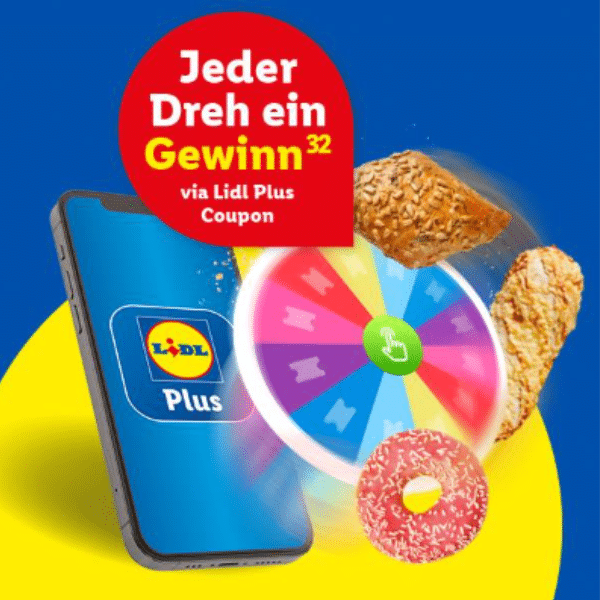 Thumbnail Lidl Plus App: Täglich GRATIS Backware beim Lidl Bake-Off-Roulette sichern! 🥐😃