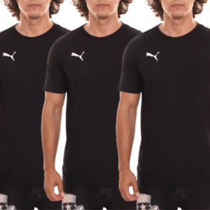 Nur 6€ pro Shirt! 🤩 6er Pack Puma TeamGOAL 23 Casual Herren Baumwoll-Shirt in Schwarz für 36€ (statt 65€)