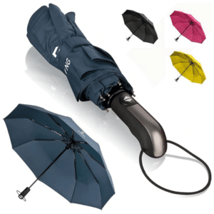 STYNGARD Regenschirm, sturmfest, mit Automatik und Teflon-Beschichtung! ☔ Auch in bunten Farben, für einen Rest Sommer-Feeling! 😉