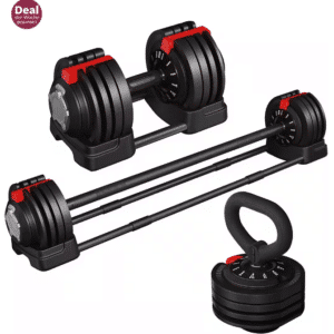 💪 YAHEETECH Hantel-Set 3-in-1 mit 12 Gewichtsstufen für 134,99€ (statt 160€)