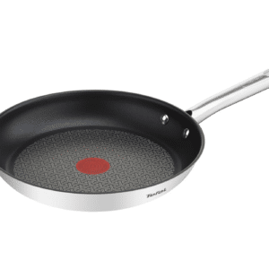 Tefal A70406 Duetto Edelstahlpfanne 28 cm mit Thermo Spot