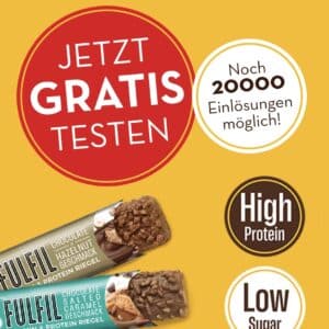 FULFIL Vitamin &amp; Protein Riegel GRATIS testen (GZG) 🚀💪