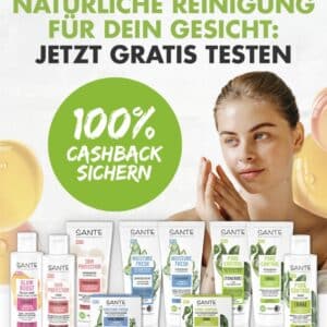 SANTE Gesichtsreinigung gratis testen 🤩